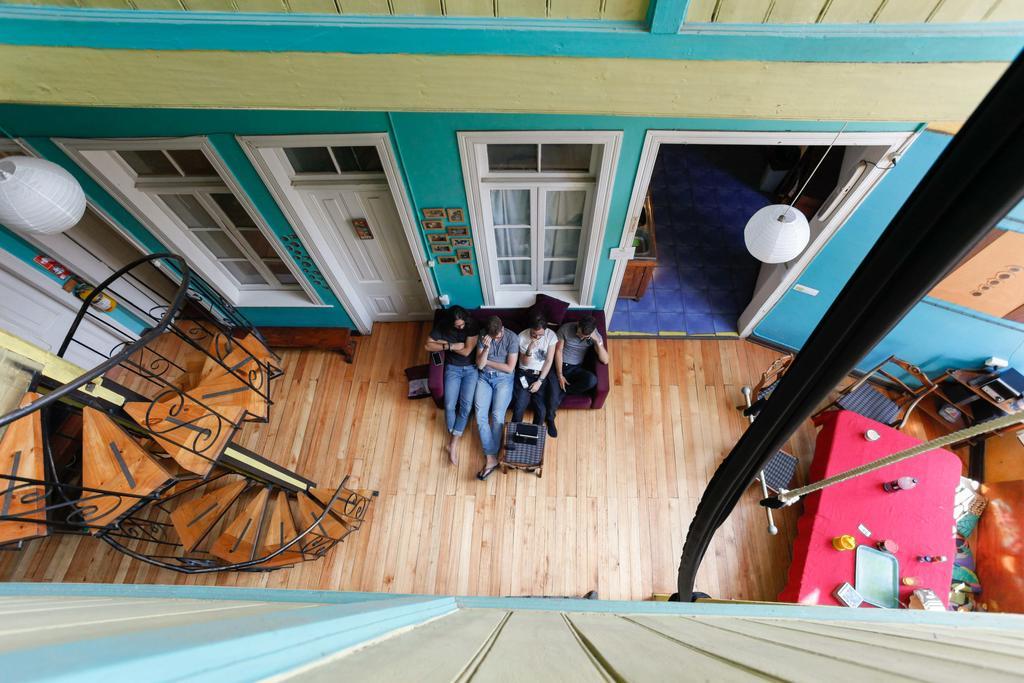 Hostal Casa Verde Limon 발파라이소 외부 사진
